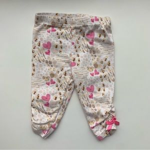 3/$10 KOALA BABY Baby girl leggings 3m